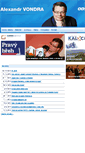 Mobile Screenshot of alexandrvondra.cz